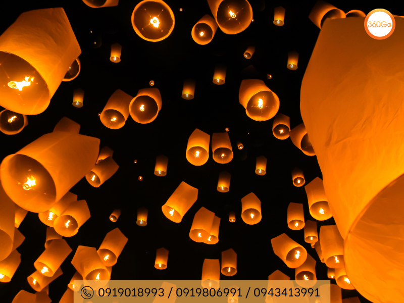 Lễ hội đèn trời Yi Peng có ý nghĩa sâu sắc với người miền Bắc Thái Lan - Du lịch 360Go